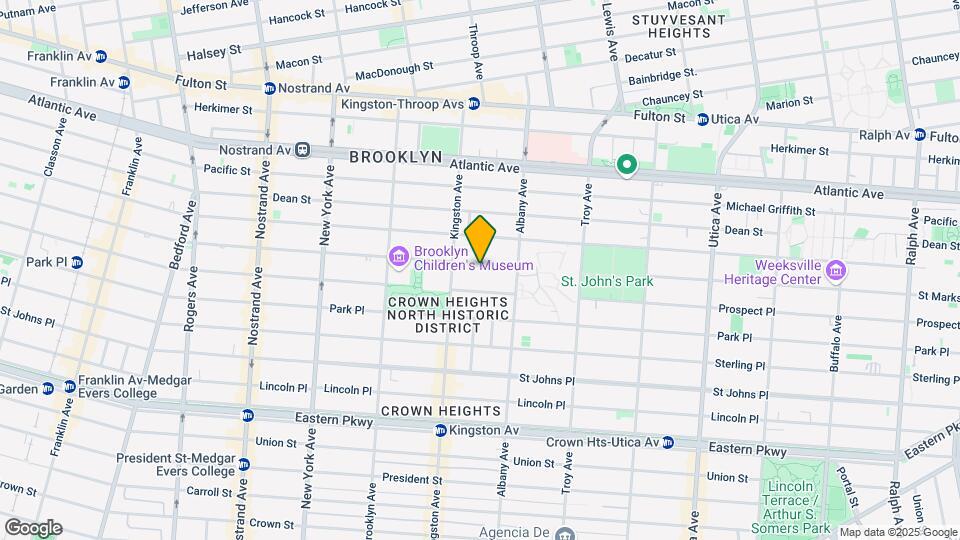950 Saint Marks Ave Mapa y Detalles de la Ubicación