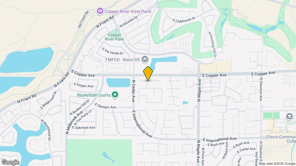 1553 E Golden Valley Way Map and Location Details