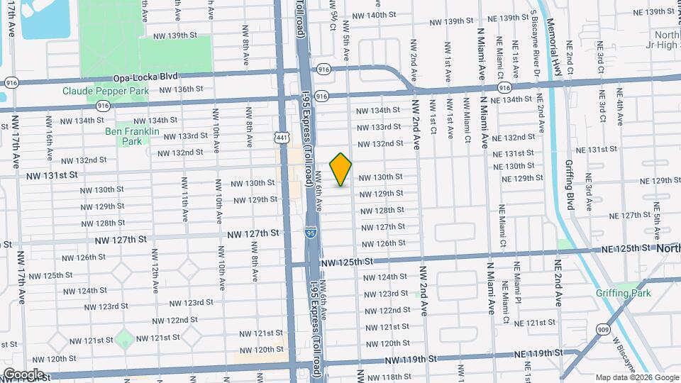 535 NW 129th St Mapa y Detalles de la Ubicación