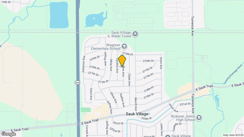 21644 Gailine Ave Map and Location Details