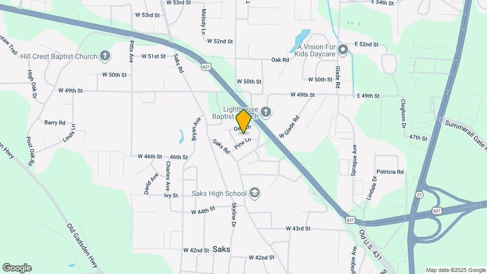 419 Pine Ln Mapa y Detalles de la Ubicación