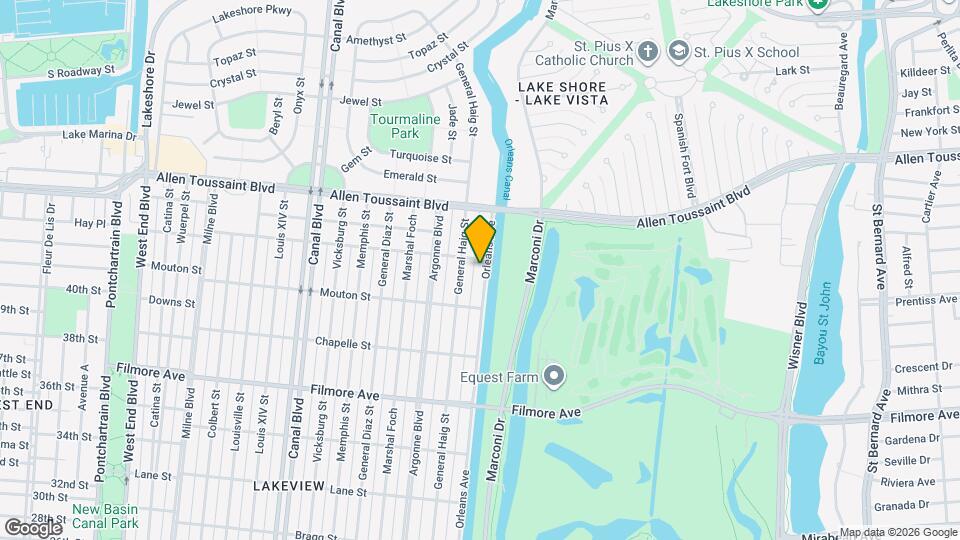 6958 Orleans Ave Map and Location Details