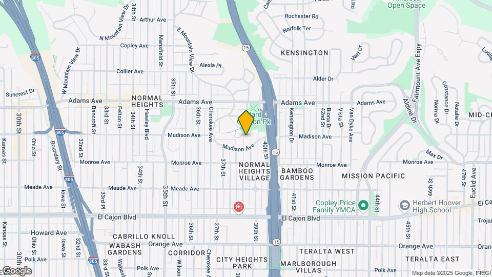 4574 39th St Map and Location Details