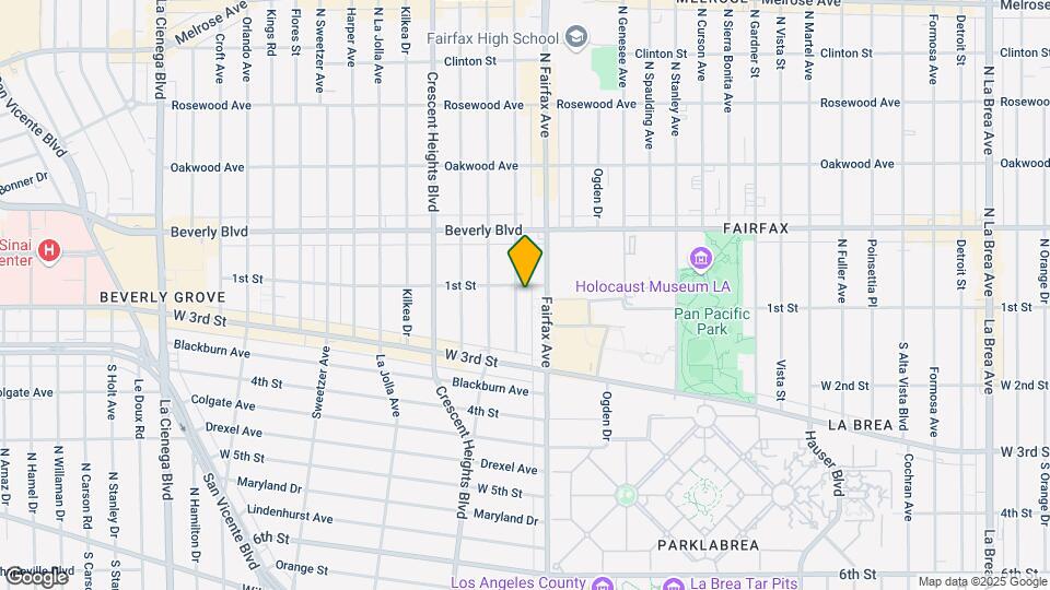 104 S Hayworth Ave-Unit -205 Mapa y Detalles de la Ubicación