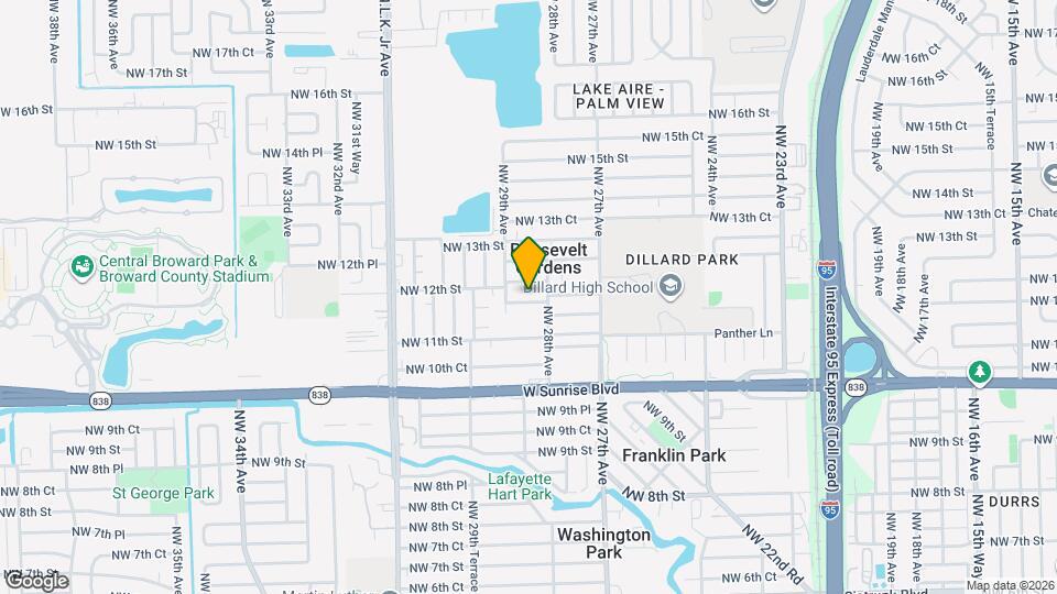 2851 NW 11th Pl Map and Location Details