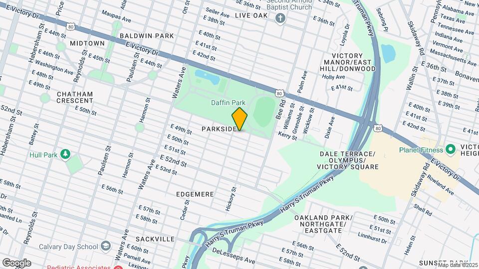 1408 E 48th St Mapa y Detalles de la Ubicación