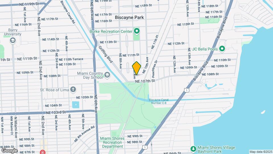 10733 NE 9th Ave Mapa y Detalles de la Ubicación