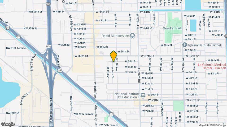 3575 W 14th Ct, Unit 3575 Map and Location Details
