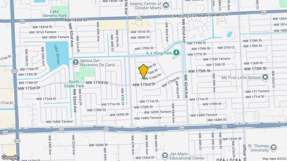 17331 NW 45th Ct Map and Location Details