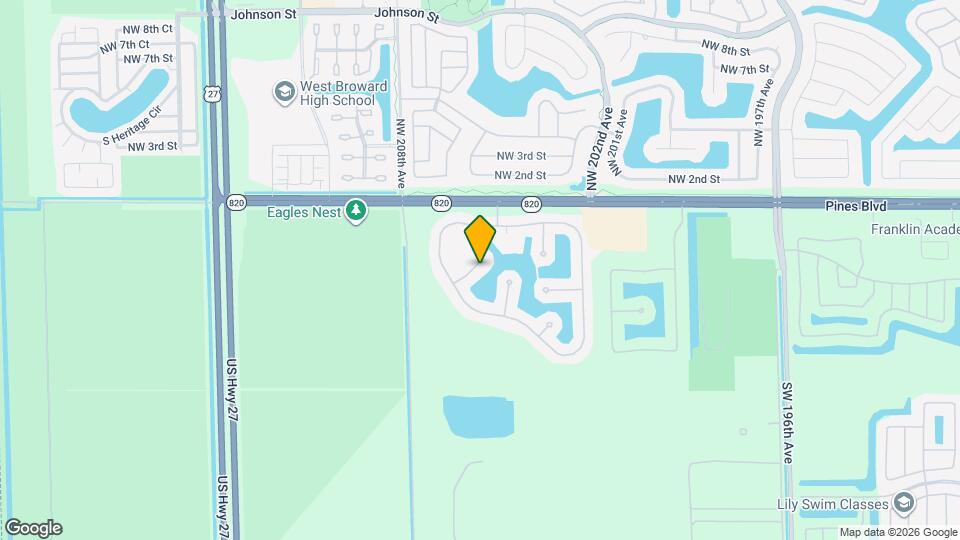 20541 SW 2nd St Map and Location Details