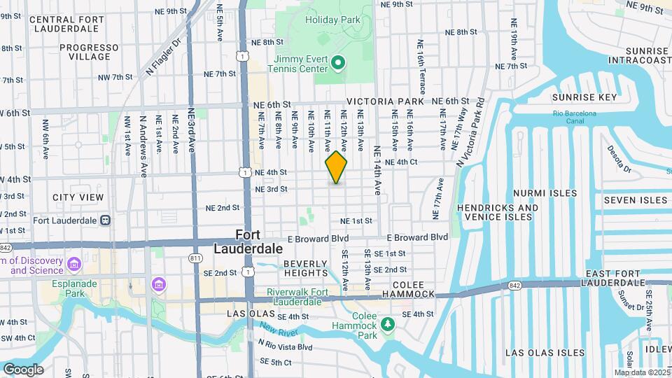 1108 NE 3rd St-Unit -C Map and Location Details