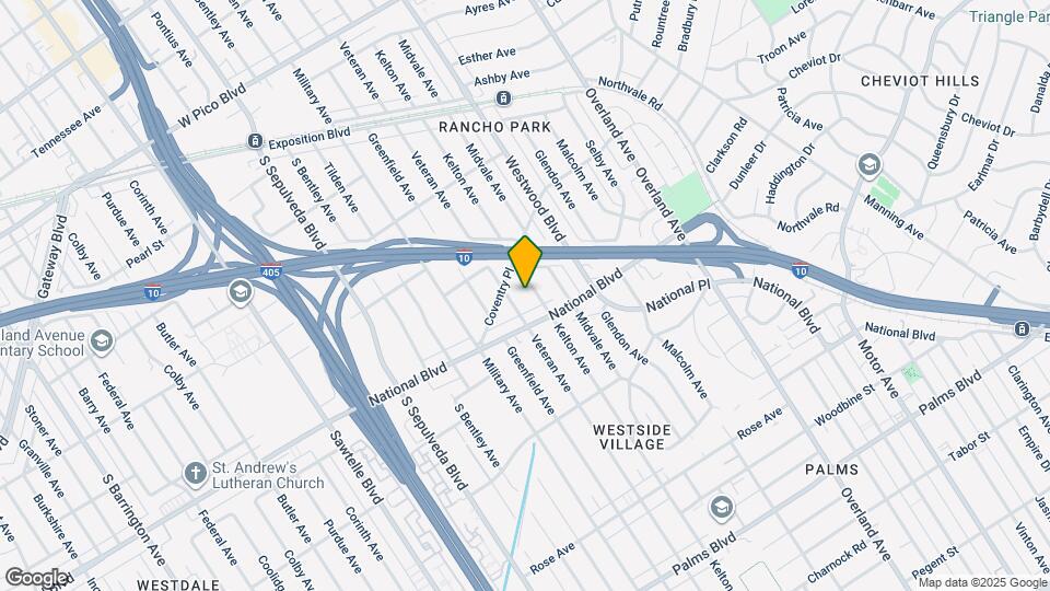 2947 Kelton Ave Map and Location Details