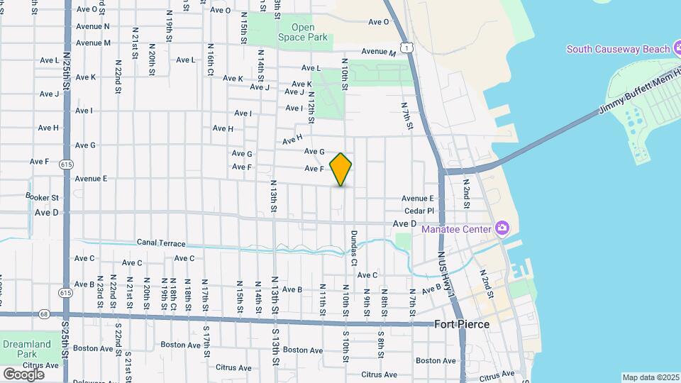 527 N 10th St Map and Location Details