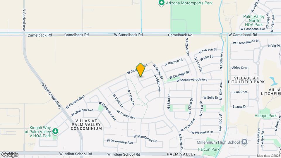 15494 W Meadowbrook Ave Map and Location Details