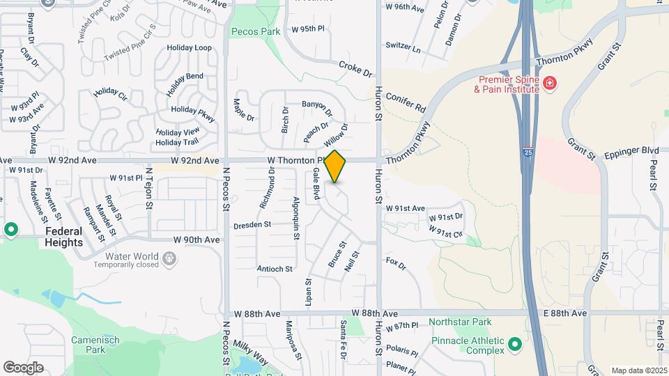 9150 Gale Blvd Map and Location Details