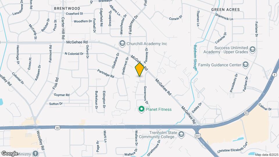 3386 McGehee Rd Map and Location Details