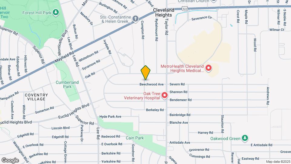 1725 Compton Rd Map and Location Details