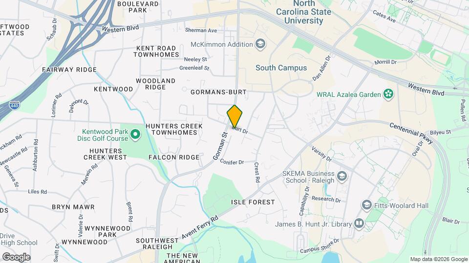 3709 Burt Dr Map and Location Details