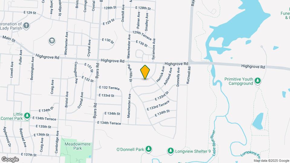 13133 Sycamore Ave Mapa y Detalles de la Ubicación
