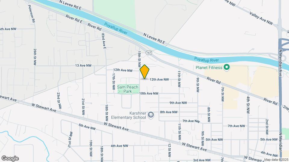 1404 12th Ave NW Map and Location Details