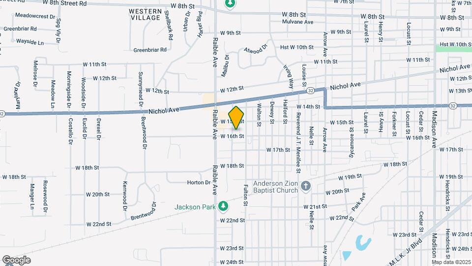 2306 W 16th St Map and Location Details