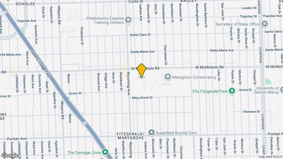 MaryGrove Apartments Map and Location Details