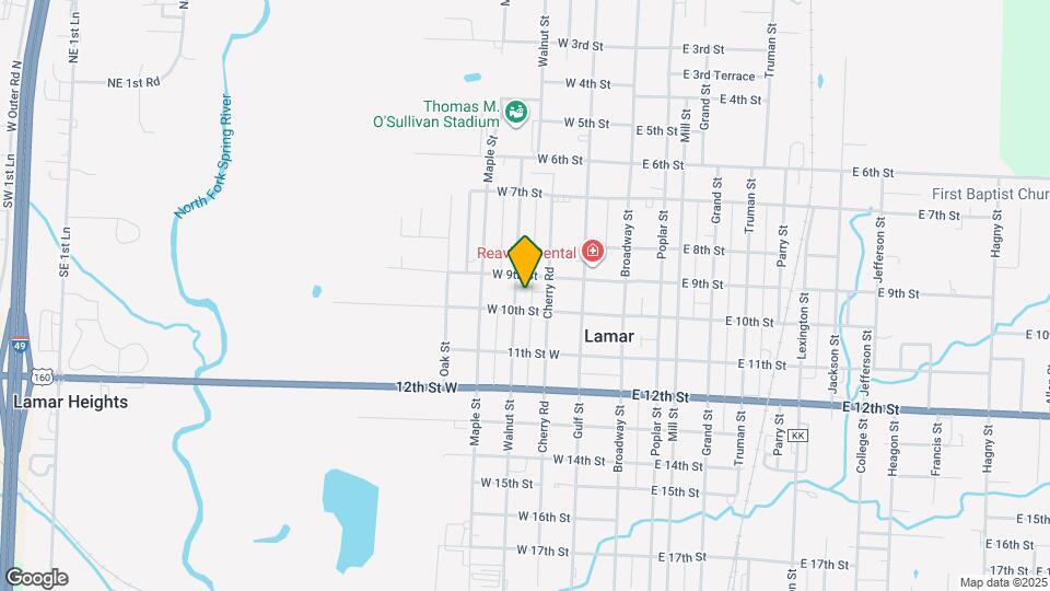 308 W 10th St Map and Location Details