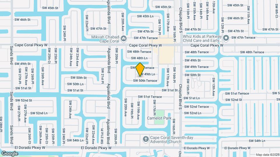 1829 SW 50th Terrace Map and Location Details