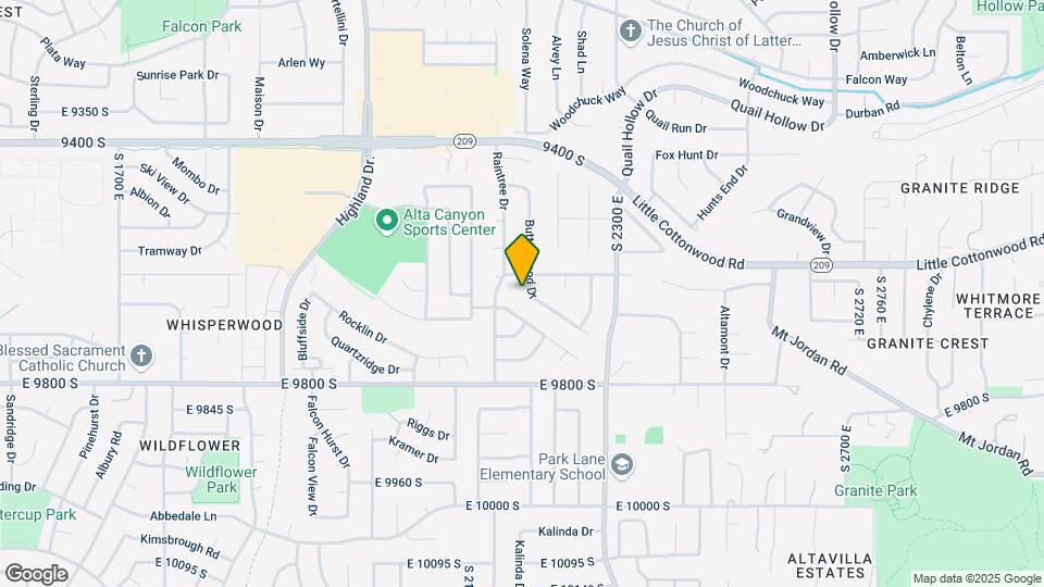 9650 Buttonwood Dr Map and Location Details