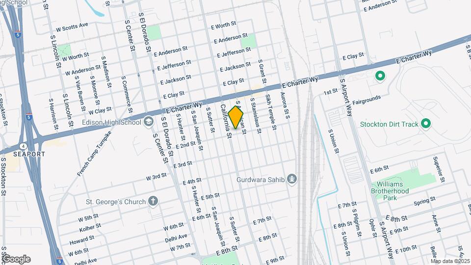515 E 2nd St Map and Location Details