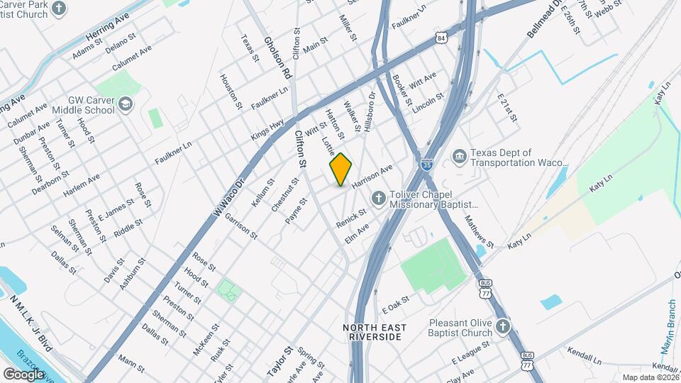 1320 Harrison Ave Map and Location Details