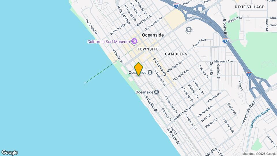 133 S Myers St, Unit Myers House Map and Location Details