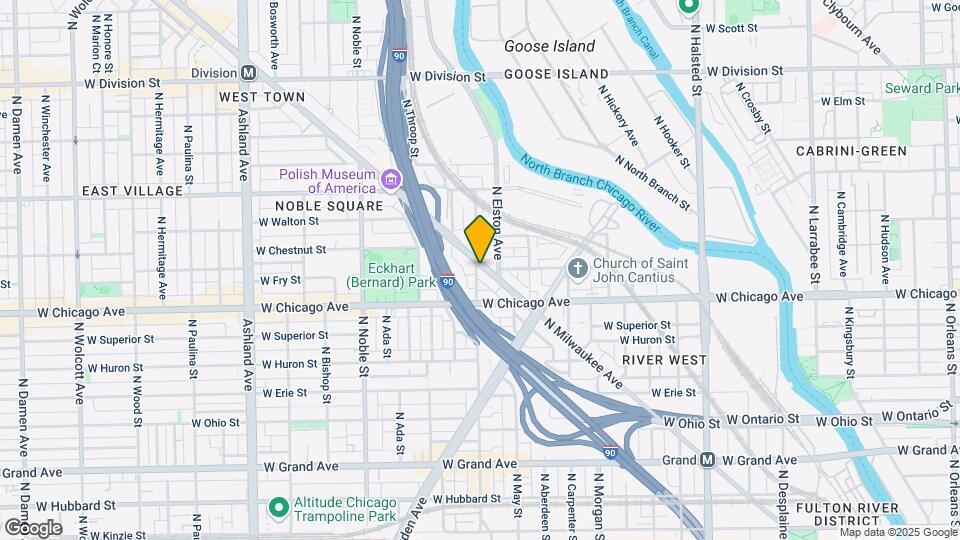 842 N Racine Ave Map and Location Details