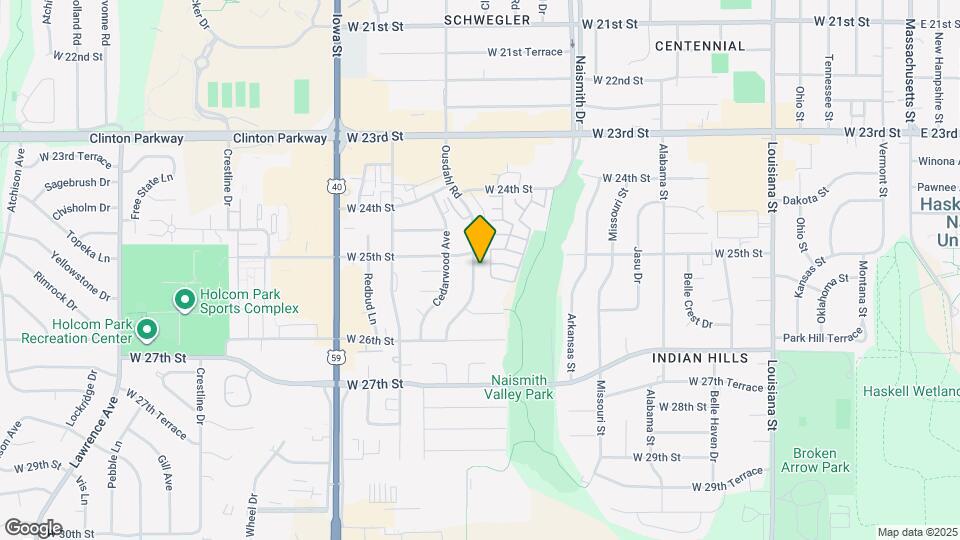 2514 Ousdahl Rd Map and Location Details