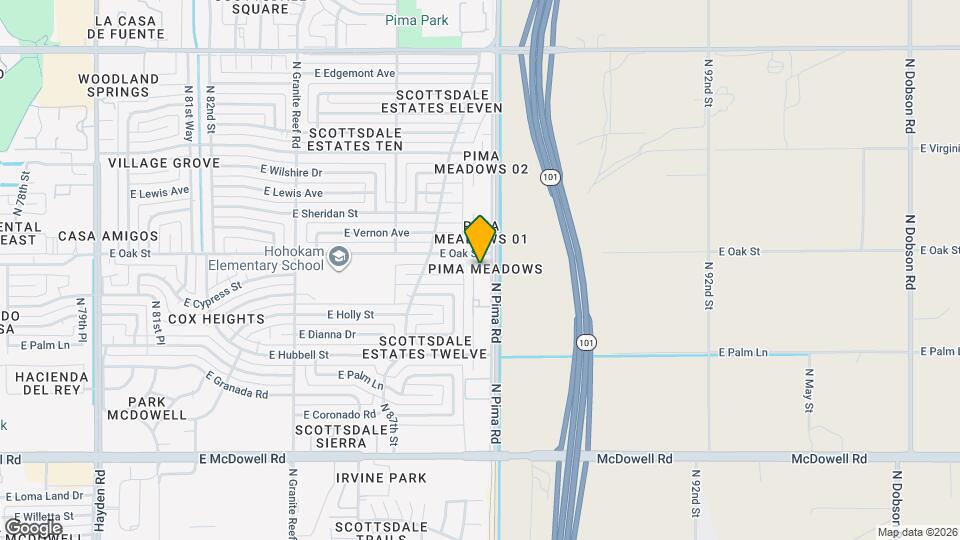 2229 N 87th Way Mapa y Detalles de la Ubicación