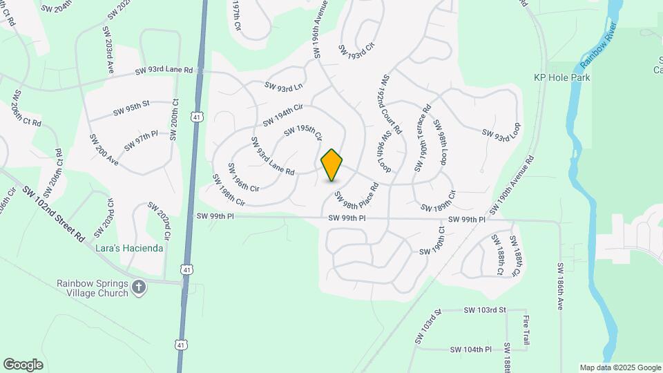 9852 SW 196th Avenue Rd Mapa y Detalles de la Ubicación