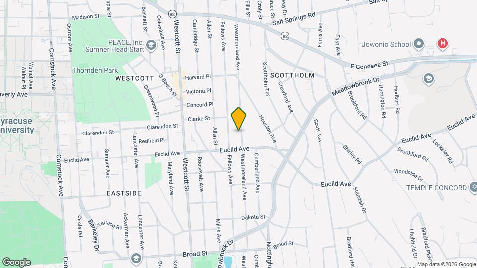852 Westmoreland Ave Mapa y Detalles de la Ubicación