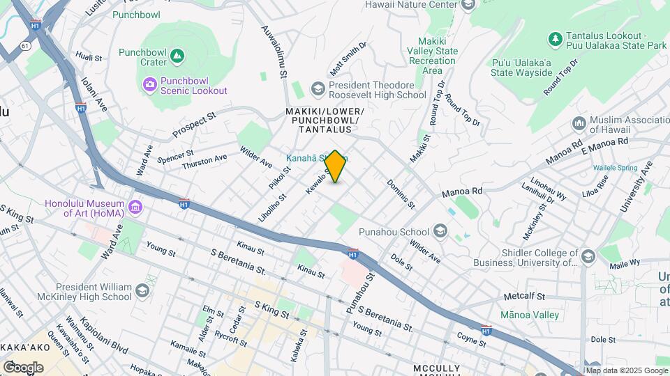 1330 Wilder Ave Mapa y Detalles de la Ubicación