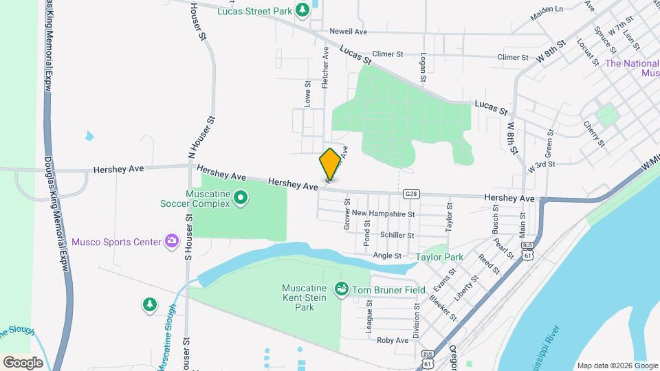 2219 Hershey Ave Map and Location Details