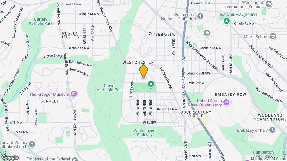 4001 Davis Pl Nw Map and Location Details
