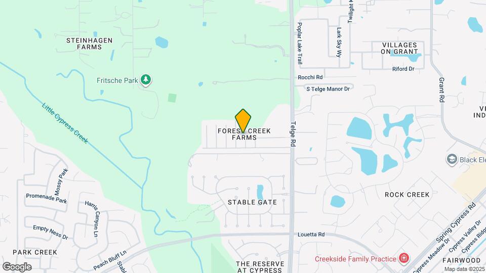 15815 Brett Creek Ct Map and Location Details