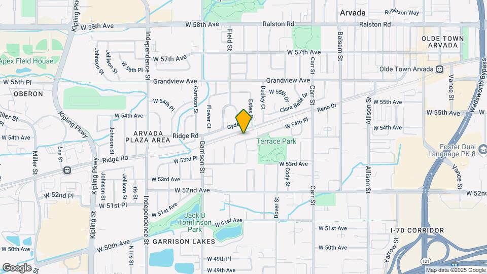 8867 W 54th Pl Mapa y Detalles de la Ubicación