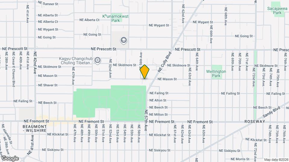 5626 NE Mason St Map and Location Details