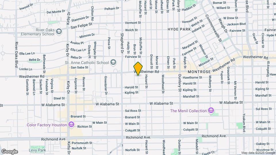 1938 Hawthorne St Mapa y Detalles de la Ubicación