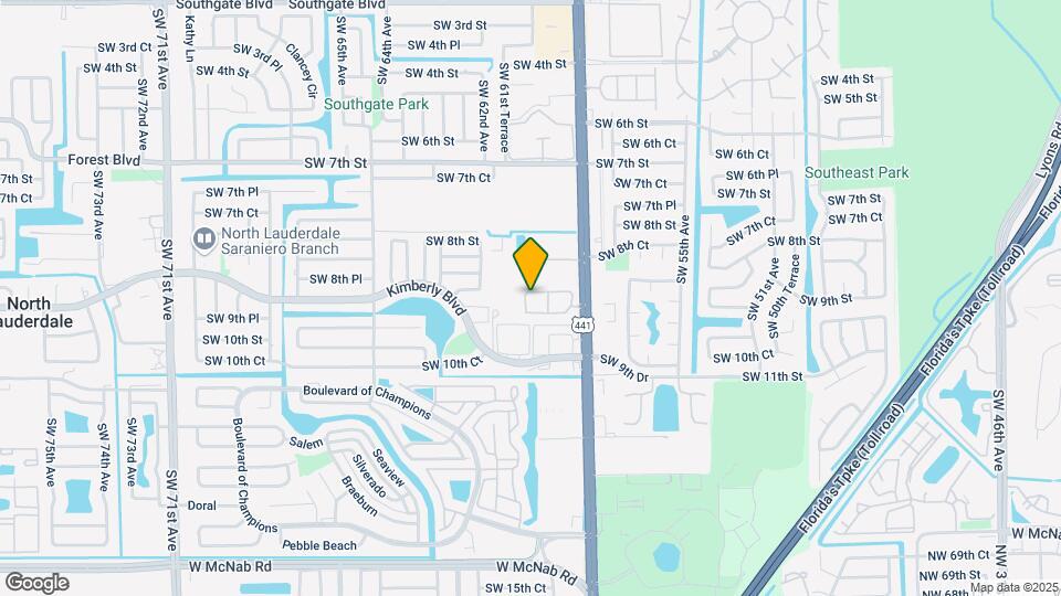 1301 N Santa Catalina Cir Map and Location Details