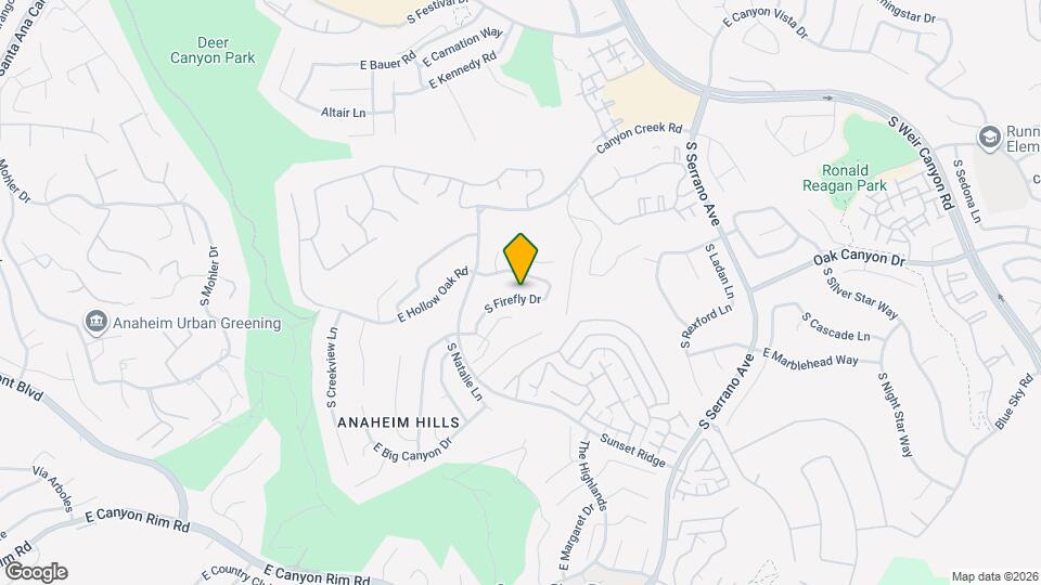 927 S Firefly Dr Map and Location Details