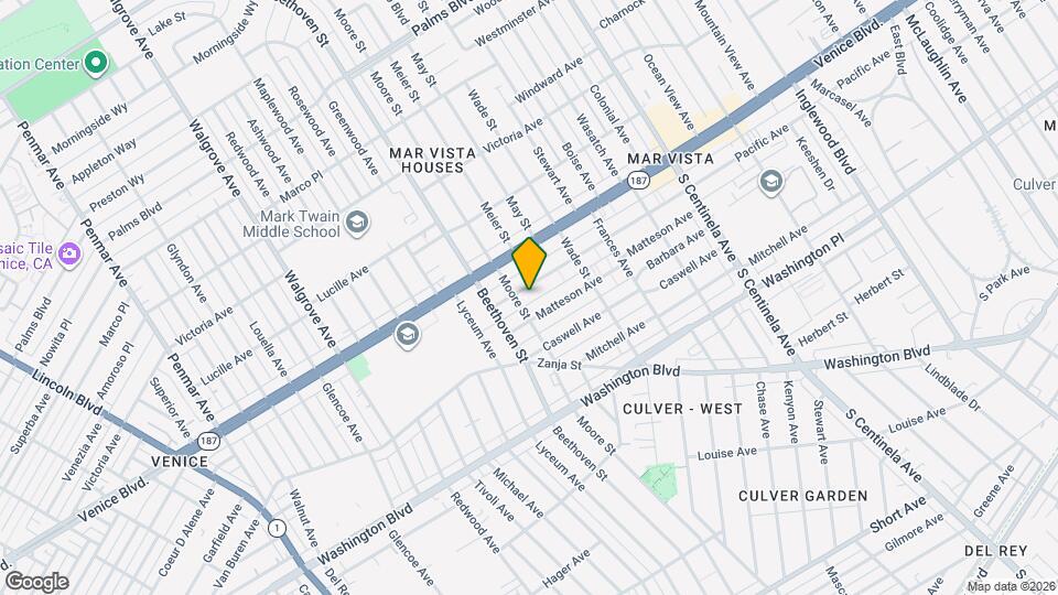 12770 Pacific Ave Map and Location Details