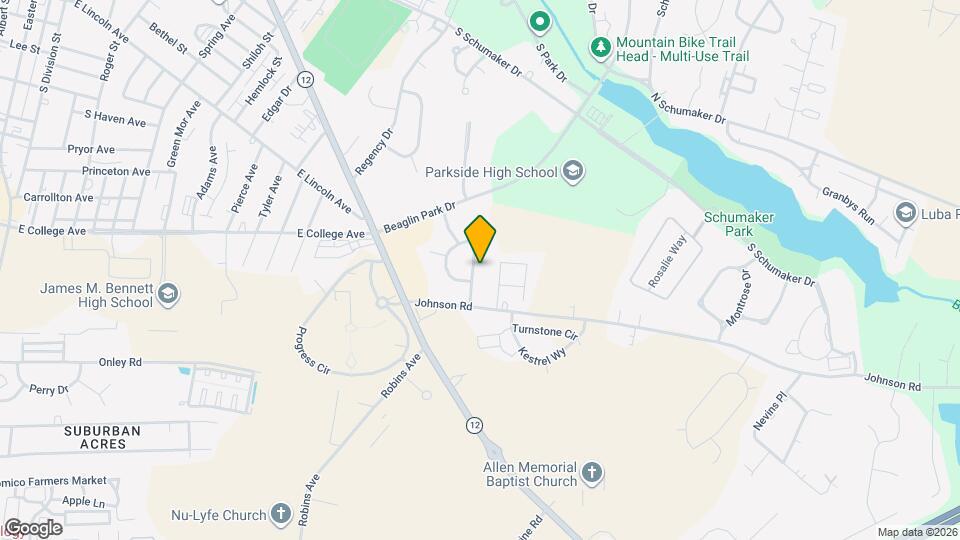 1017 Baccharis Dr Map and Location Details