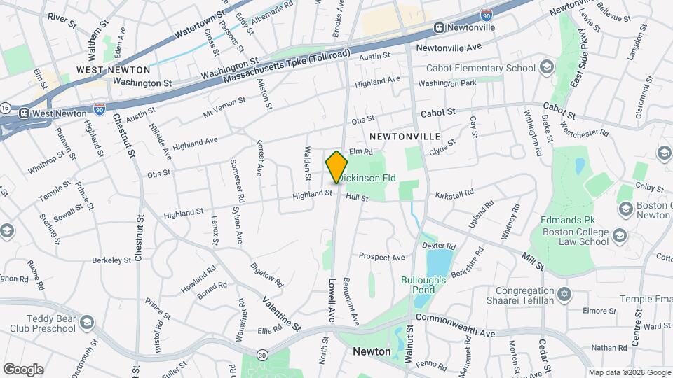 375 Lowell Ave Map and Location Details