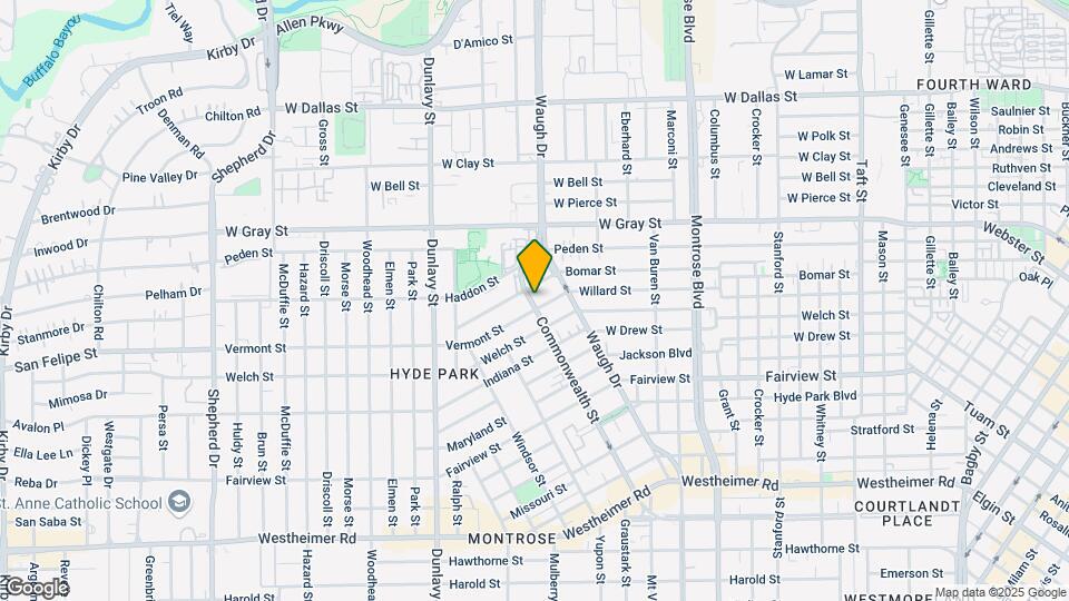 1815 Commonwealth St, Unit C Map and Location Details
